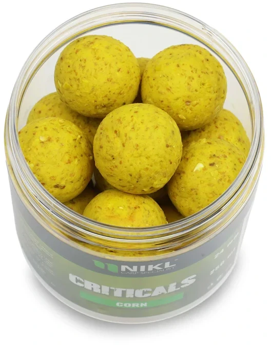 NIKL Criticals boilie Corn 250ml 24mm
