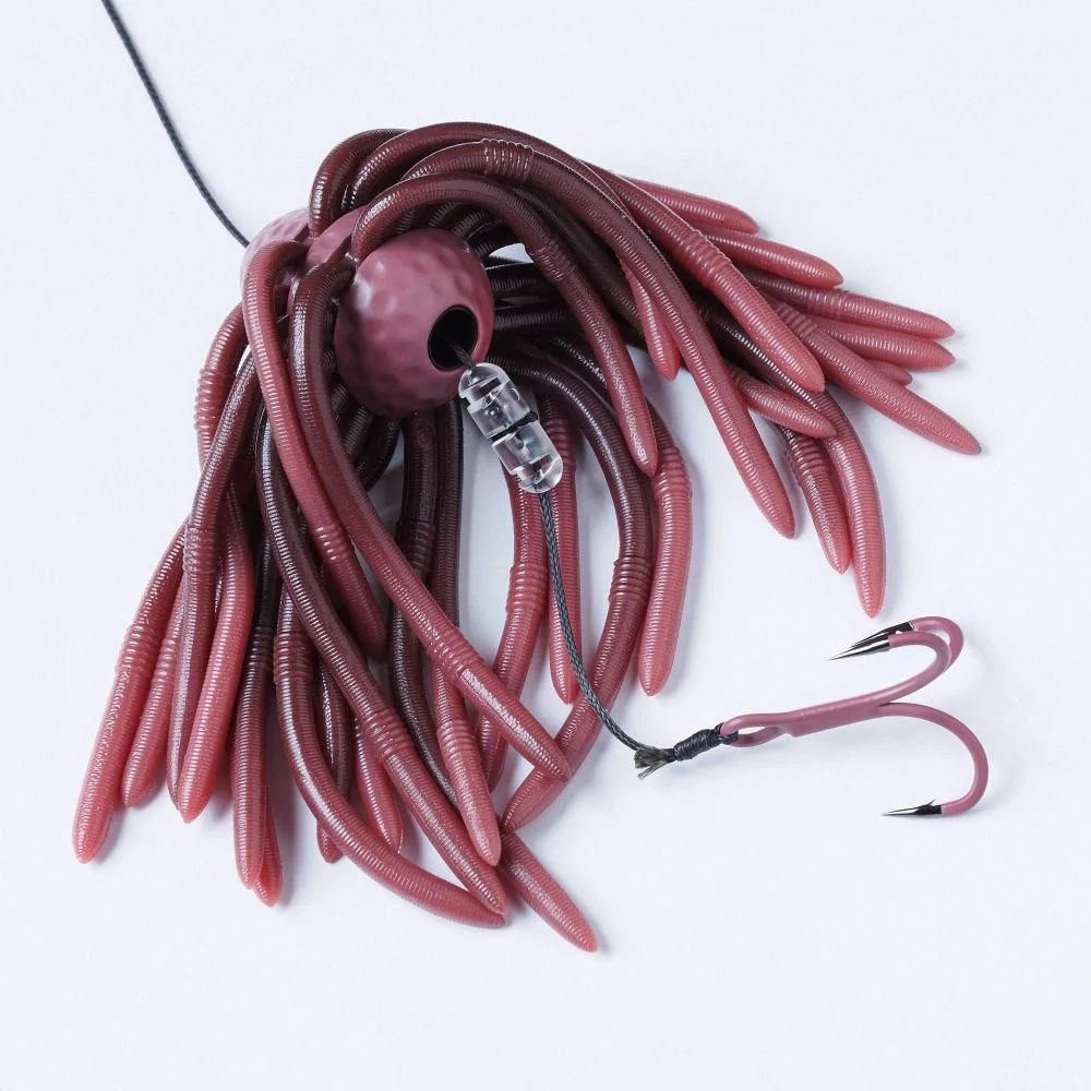 MADCAT Chobotnička Worm Teaser Sinking Brown Worm 150g