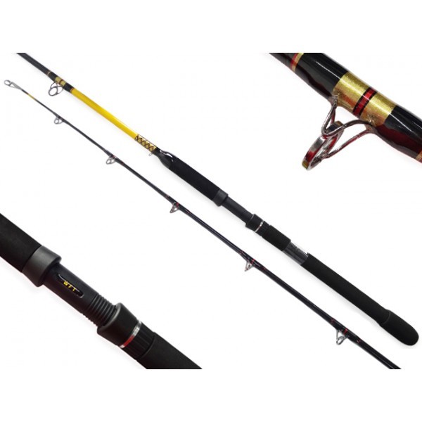 WFT Prut Never Crack Big Fish 270cm 150-700g 2-díl + TICA Naviják Cybernetic GG100