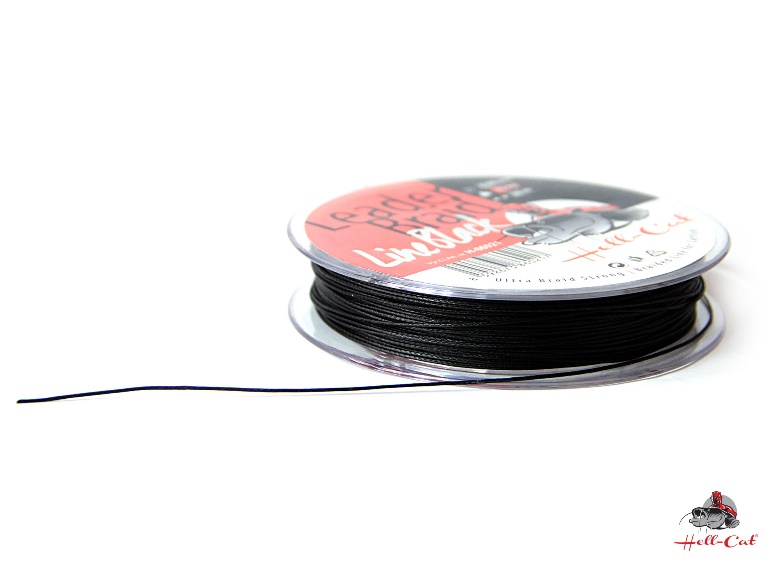 HELL-CAT Návazcová šňůra Leader Braid Power Black 20m / 0,90mm / 75kg