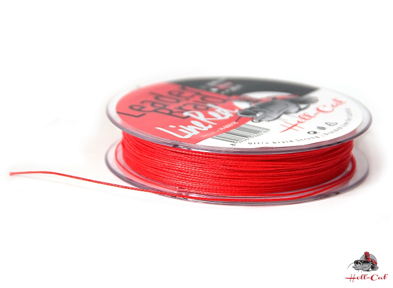 HELL-CAT Návazcová šňůra Leader Braid Power Red 20m 0,90mm 75kg