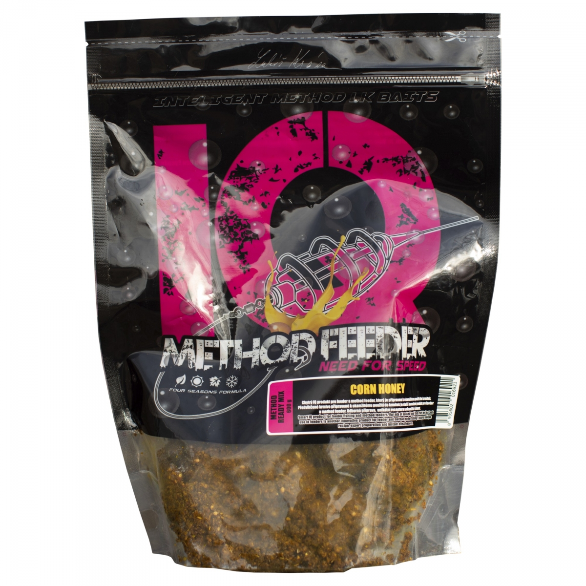 LK BAITS IQ Method Ready Mix Corn Honey 600g