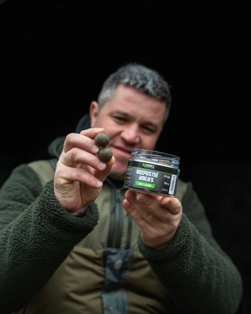 NIKL Rozpustné boilies Rape Cloud 14mm 150g
