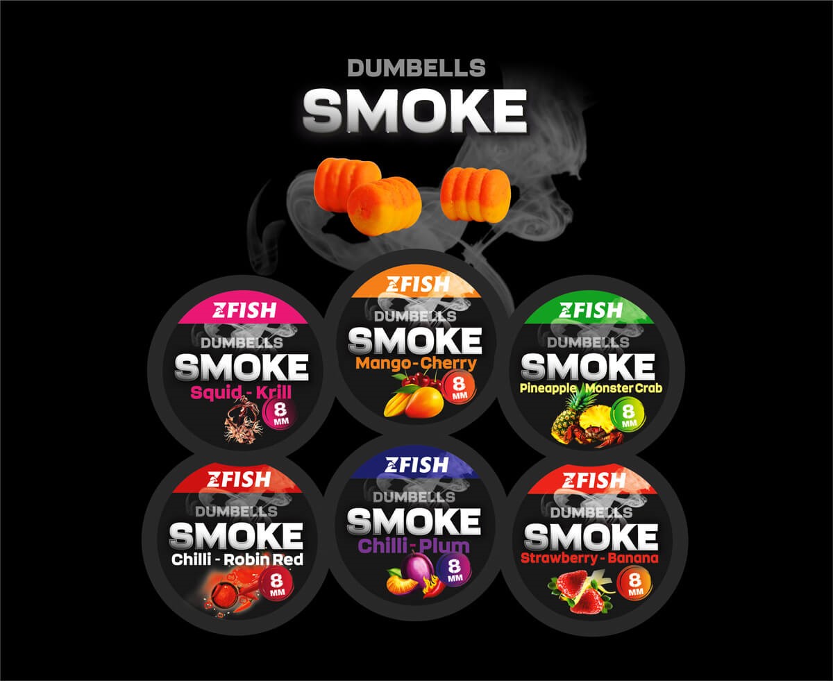 ZFISH Smoke POP-UP Dumbells Mango Cherry 8mm