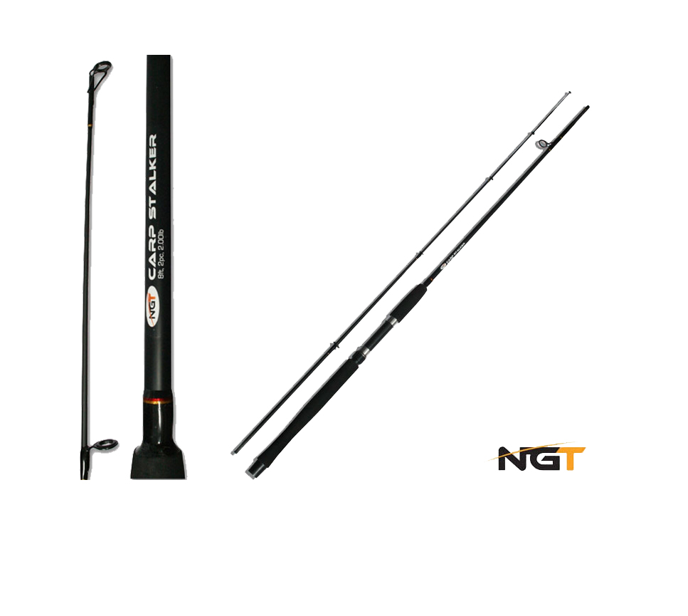 AKCE 1+1 NGT Carp Stalker Rod 8ft 240cm 2,00lb 2-díl