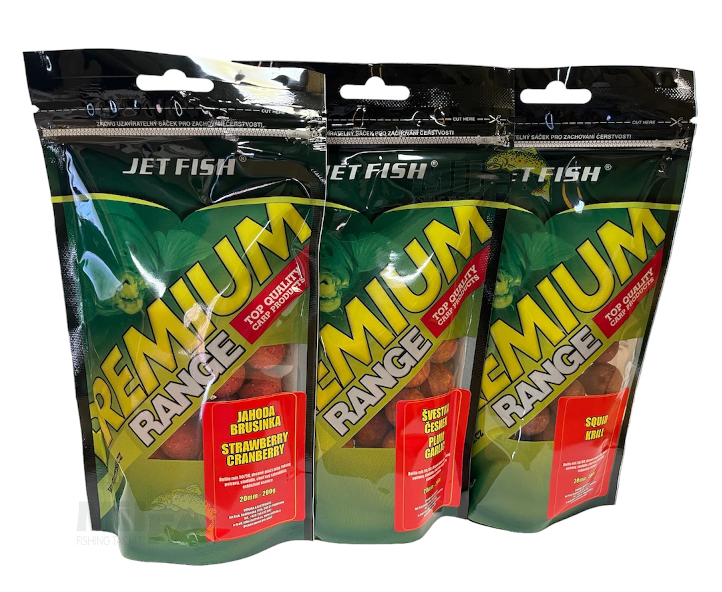 AKCE 3+3 ZDARMA JET FISH Boilies Premium Clasicc 20mm 6x200g