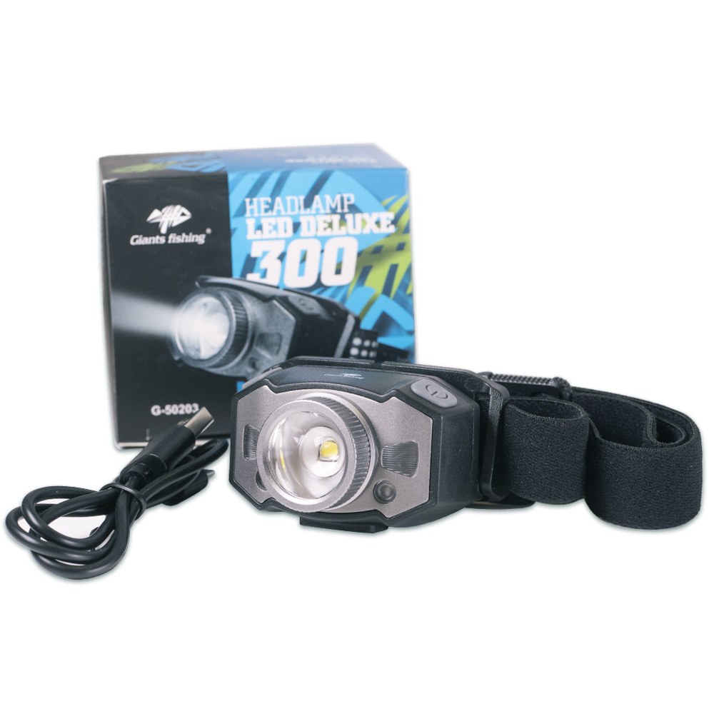 GIANTS FISHING Čelovka Headlamp Led Deluxe 300
