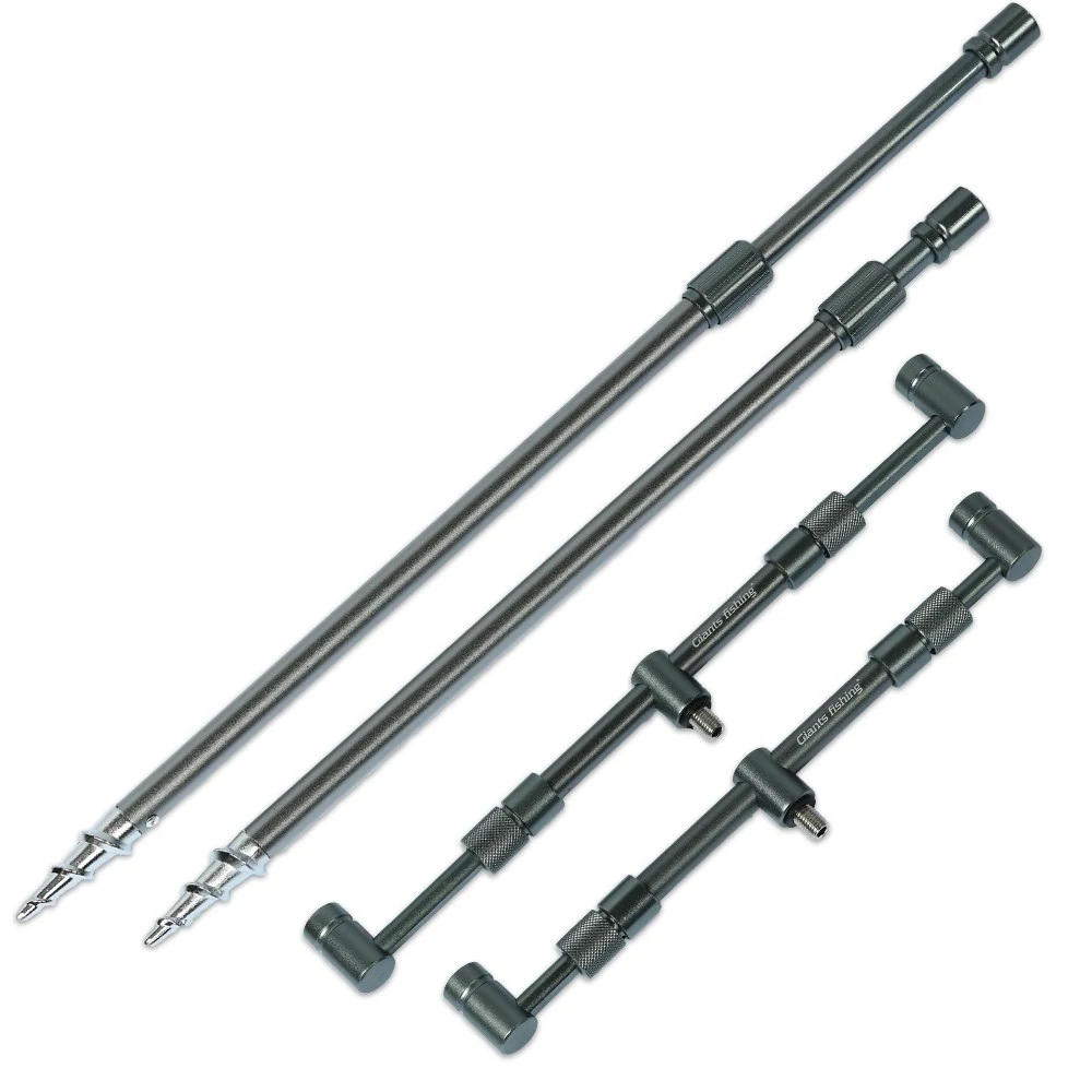 GIANTS FISHING Sada hrazd Gaube Buzzer Bar Set 2 Rods Silver 
