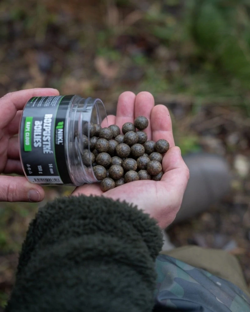 NIKL Rozpustné boilies Rape Cloud 14mm 150g