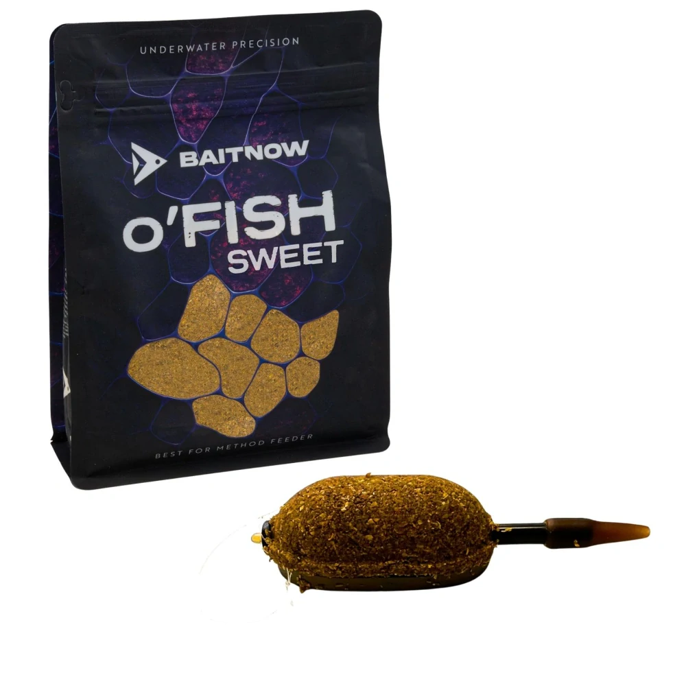 BAITNOW Krmítková směs Method Feeder O´Fish Sweet 800g