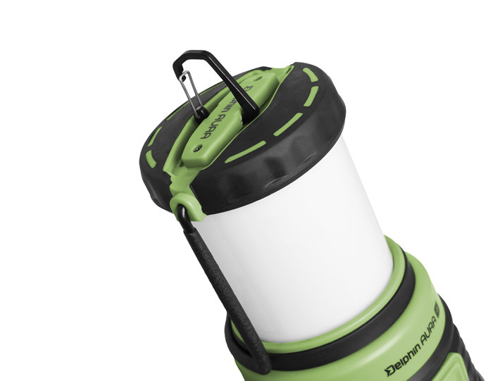 DELPHIN Kempingová lampa AURA UC