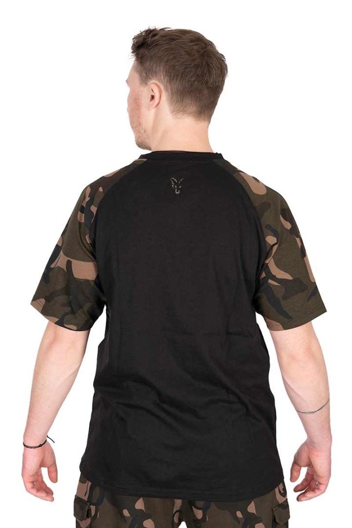 FOX Tričko Black Camo Outline T-Shirt L