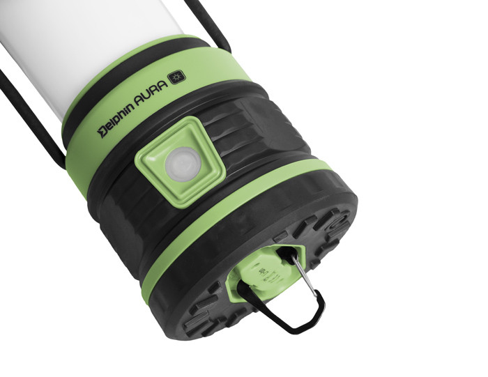 DELPHIN Kempingová lampa AURA UC
