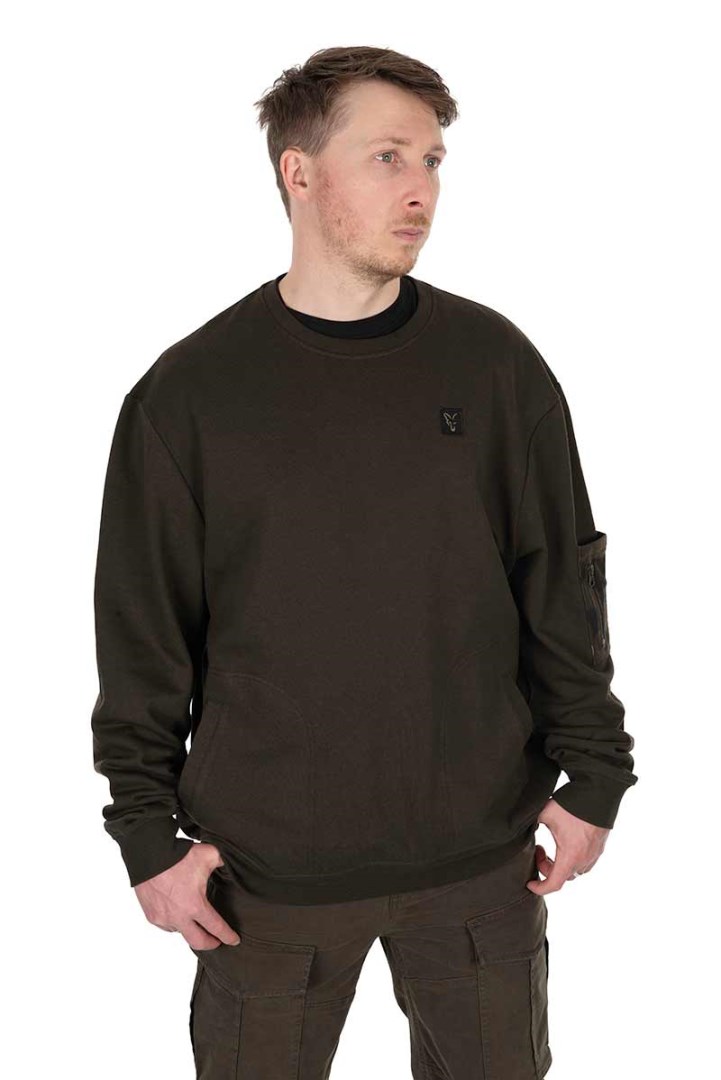 FOX Mikina LW Khaki Jumper XL