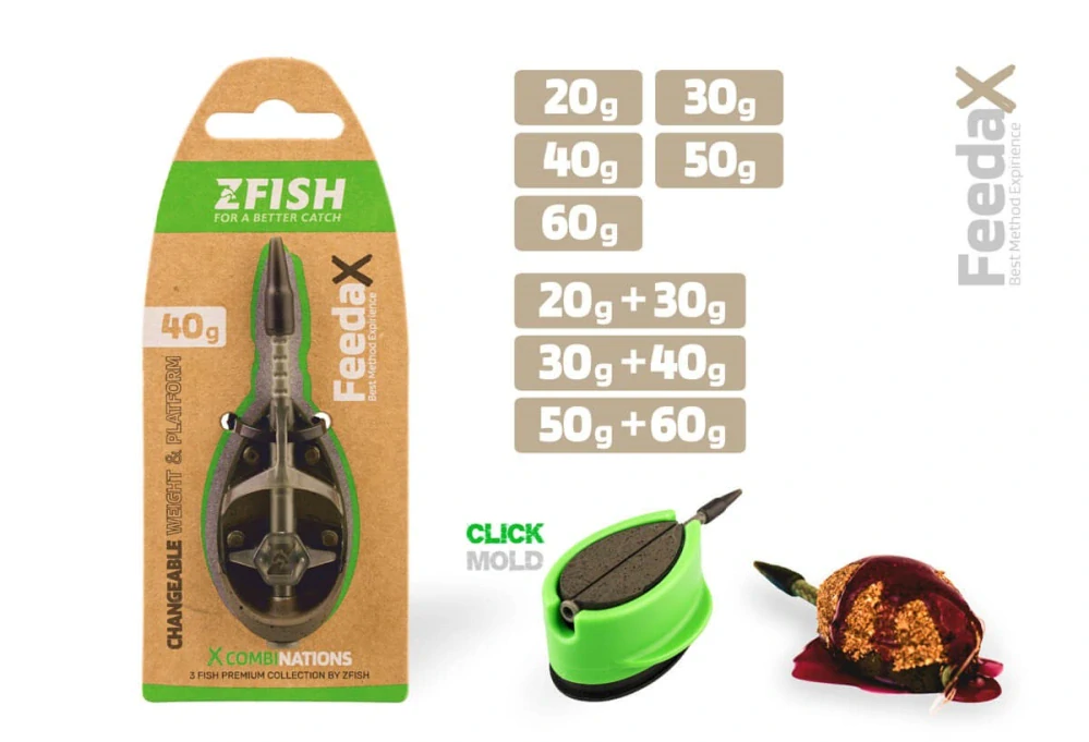 ZFISH Krmítko Method Feeder Feeda X 40g