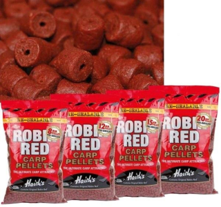 DYNAMITE BAITS Pelety Robin Red Pre-Drilled 900g 12mm