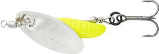 SAVAGE GEAR Třpytka Grub Spinner Silver Yellow #1 3,8g