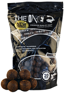 THE ONE Rozpustné boilie Black 1kg 24mm