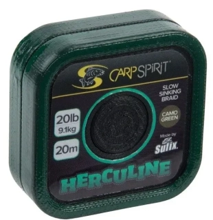 CARP SPIRIT Návazcová šňůra Herculine Camo Green 20m 25lb