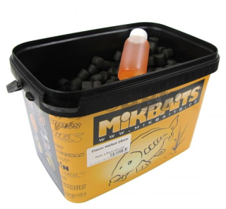 MIKBAITS Pelety Classic Halibut 2,5kg 14mm + 100ml lososový oleje