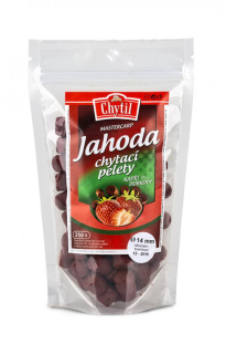 CHYTIL Pelety s dírou Jahoda 250g 14mm