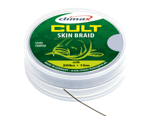 CLIMAX Ztužená šňůrka Cult Skin Braid Camou Green 15m 20lb