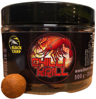 BLACK CARP Boilies Chilli Krill 300g 20mm