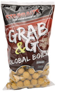 STARBAITS Boilies Global Grab&Go Banana Cream 1kg 20mm