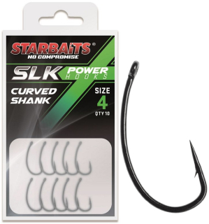 STARBAITS Háčky Power PTFE TEFLON Curved Shank 10ks #4