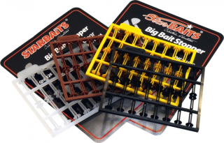 STARBAITS Zarážky na boilies Big Bait Stopper Pelety Clear 128ks