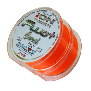 AWA'S Vlasec Ion Power Fluo+ Coral 2x300m 0,286mm 10,97kg