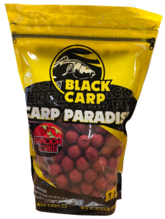 BLACK CARP Boilies Jahoda Chilli 1kg 24mm