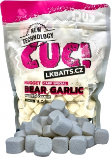 LK BAITS CUC! Nugget Carp Garlic Bear 1kg 17mm