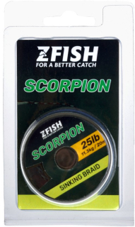 ZFISH Šňůrka Scorpion Sinking Braid 20m 25lb