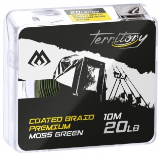 MIKADO Ztužená šňůrka Coated Braid Premium Moss Green 10m 20lb