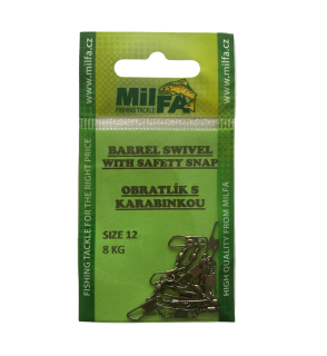 MILFA Obratlík s karabinkou Classic