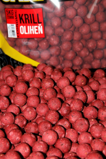 BLACK CARP Economic boilies Krill Oliheň 5kg