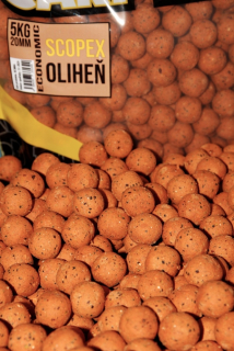 BLACK CARP Economic boilies Scopex Oliheň 5kg