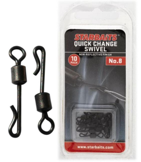 STARBAITS Obratlík Quick Change Swivel 10ks #8