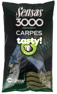 SENSAS Krmítková směs 3000 Carp Tasty Česnek 1kg