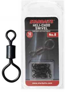 STARBAITS Obratlík Heli-Chod Swivel 10ks #8