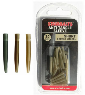 STARBAITS Převleky proti zamotání Anti Tangle Sleeves Short Brown 2cm 30ks