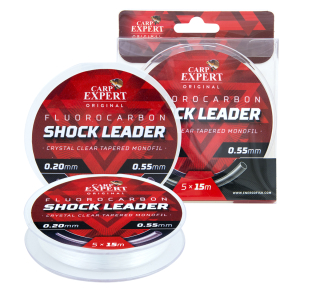 CARP EXPERT Vlasec Fluorocarbon Shock Leader 5x15m 0,25-0,55mm