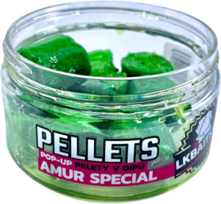 LK BAITS Pop-up pelety v dipu Amur 40g 17mm