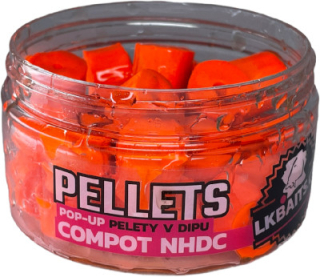 LK BAITS Pop-up pelety v dipu Compot NHDC 40g 12mm
