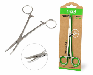 ZFISH Peán zahnutý Forceps Curved 15cm