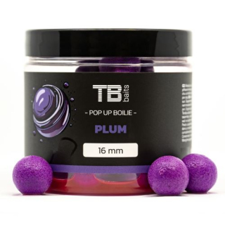 TB BAITS Plovoucí boilie Pop-Up Plum + NHDC 65g 16mm