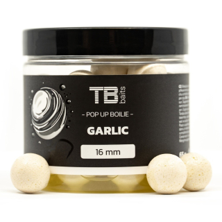 TB BAITS Plovoucí boilie Pop-Up White Garlic + NHDC 65g 16mm