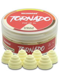 HALDORADO Tornado Pop Up XL Česnek Mandle 30gr 15mm