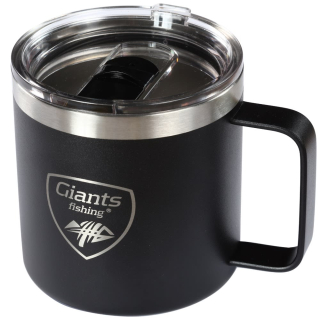 GIANTS FISHING Nerezový thermo hrnek Black Stainless 400ml